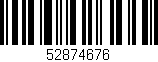 Código de barras (EAN, GTIN, SKU, ISBN): '52874676'
