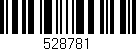 Código de barras (EAN, GTIN, SKU, ISBN): '528781'