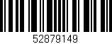 Código de barras (EAN, GTIN, SKU, ISBN): '52879149'