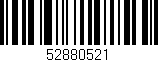 Código de barras (EAN, GTIN, SKU, ISBN): '52880521'
