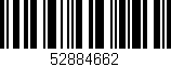Código de barras (EAN, GTIN, SKU, ISBN): '52884662'