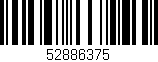 Código de barras (EAN, GTIN, SKU, ISBN): '52886375'