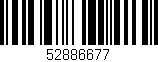 Código de barras (EAN, GTIN, SKU, ISBN): '52886677'