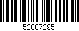 Código de barras (EAN, GTIN, SKU, ISBN): '52887295'