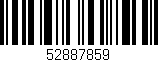 Código de barras (EAN, GTIN, SKU, ISBN): '52887859'