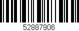 Código de barras (EAN, GTIN, SKU, ISBN): '52887906'