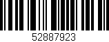 Código de barras (EAN, GTIN, SKU, ISBN): '52887923'