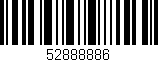 Código de barras (EAN, GTIN, SKU, ISBN): '52888886'
