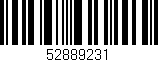 Código de barras (EAN, GTIN, SKU, ISBN): '52889231'