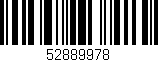 Código de barras (EAN, GTIN, SKU, ISBN): '52889978'