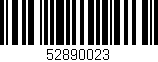 Código de barras (EAN, GTIN, SKU, ISBN): '52890023'