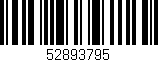 Código de barras (EAN, GTIN, SKU, ISBN): '52893795'