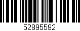 Código de barras (EAN, GTIN, SKU, ISBN): '52895592'
