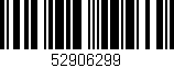 Código de barras (EAN, GTIN, SKU, ISBN): '52906299'