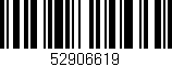 Código de barras (EAN, GTIN, SKU, ISBN): '52906619'