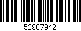 Código de barras (EAN, GTIN, SKU, ISBN): '52907942'