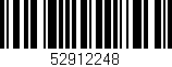 Código de barras (EAN, GTIN, SKU, ISBN): '52912248'