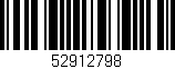 Código de barras (EAN, GTIN, SKU, ISBN): '52912798'
