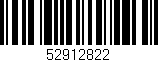 Código de barras (EAN, GTIN, SKU, ISBN): '52912822'