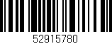 Código de barras (EAN, GTIN, SKU, ISBN): '52915780'