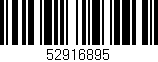 Código de barras (EAN, GTIN, SKU, ISBN): '52916895'