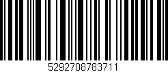 Código de barras (EAN, GTIN, SKU, ISBN): '5292708783711'