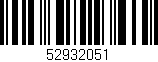Código de barras (EAN, GTIN, SKU, ISBN): '52932051'