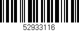 Código de barras (EAN, GTIN, SKU, ISBN): '52933116'
