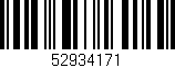 Código de barras (EAN, GTIN, SKU, ISBN): '52934171'