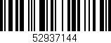 Código de barras (EAN, GTIN, SKU, ISBN): '52937144'