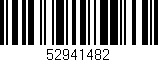 Código de barras (EAN, GTIN, SKU, ISBN): '52941482'