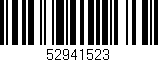 Código de barras (EAN, GTIN, SKU, ISBN): '52941523'