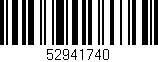 Código de barras (EAN, GTIN, SKU, ISBN): '52941740'