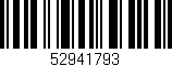 Código de barras (EAN, GTIN, SKU, ISBN): '52941793'