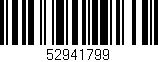 Código de barras (EAN, GTIN, SKU, ISBN): '52941799'