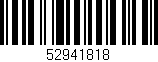 Código de barras (EAN, GTIN, SKU, ISBN): '52941818'
