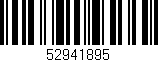 Código de barras (EAN, GTIN, SKU, ISBN): '52941895'