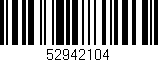 Código de barras (EAN, GTIN, SKU, ISBN): '52942104'