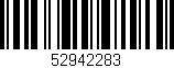 Código de barras (EAN, GTIN, SKU, ISBN): '52942283'