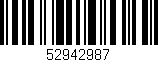 Código de barras (EAN, GTIN, SKU, ISBN): '52942987'