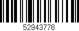 Código de barras (EAN, GTIN, SKU, ISBN): '52943776'