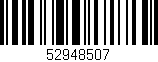 Código de barras (EAN, GTIN, SKU, ISBN): '52948507'