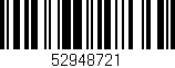 Código de barras (EAN, GTIN, SKU, ISBN): '52948721'