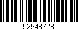 Código de barras (EAN, GTIN, SKU, ISBN): '52948728'