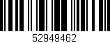 Código de barras (EAN, GTIN, SKU, ISBN): '52949462'