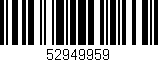 Código de barras (EAN, GTIN, SKU, ISBN): '52949959'