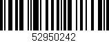 Código de barras (EAN, GTIN, SKU, ISBN): '52950242'