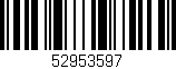Código de barras (EAN, GTIN, SKU, ISBN): '52953597'