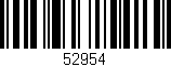 Código de barras (EAN, GTIN, SKU, ISBN): '52954'