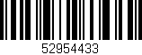Código de barras (EAN, GTIN, SKU, ISBN): '52954433'